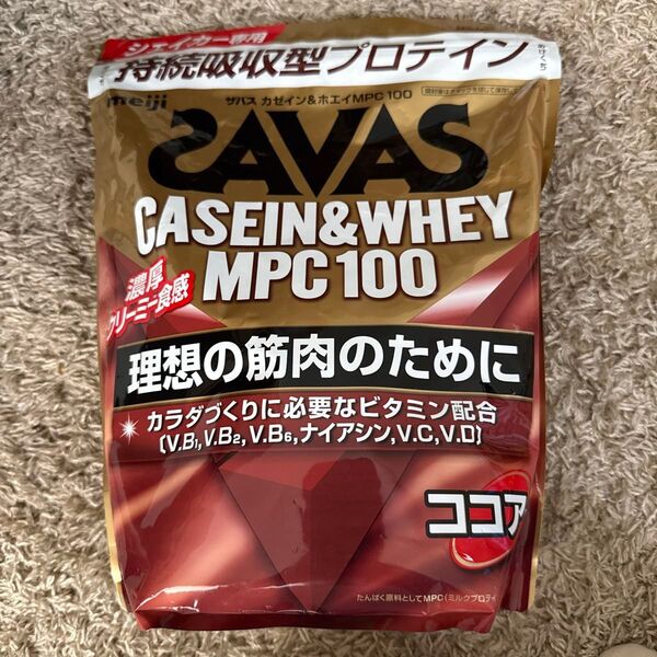 明治 ザバス カゼイン&ホエイ MPC100 ココア味 810g 明治 ザバス アクアホエイプロテイン100 WPI SAVAS