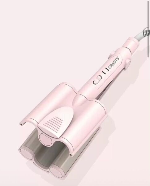 ウェーブヘアアイロン ピンク crasts 温度調節機能付き 25mm