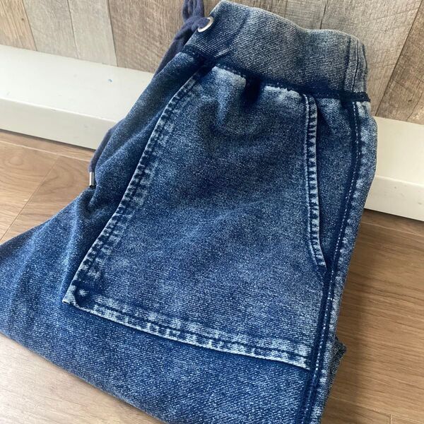 Gu レギンスパンツ 総ゴム スウェット S 150 160 デニムパンツ デニム ジーンズ スキニー レギパン 即日発送