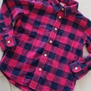 チェックシャツ ★★★ かわいい かっこいい 長袖シャツ 100 110 キッズ 子供 チェック柄 シャツ チェック 長袖