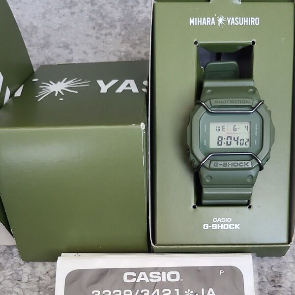 CASIO G-SHOCK DW-5600VT ミハラヤスヒロ コラボ カーキ色 グリーン