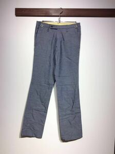 Y-570 URBAN RESEACH Urban Research slacks S gray trousers made in Japan linen