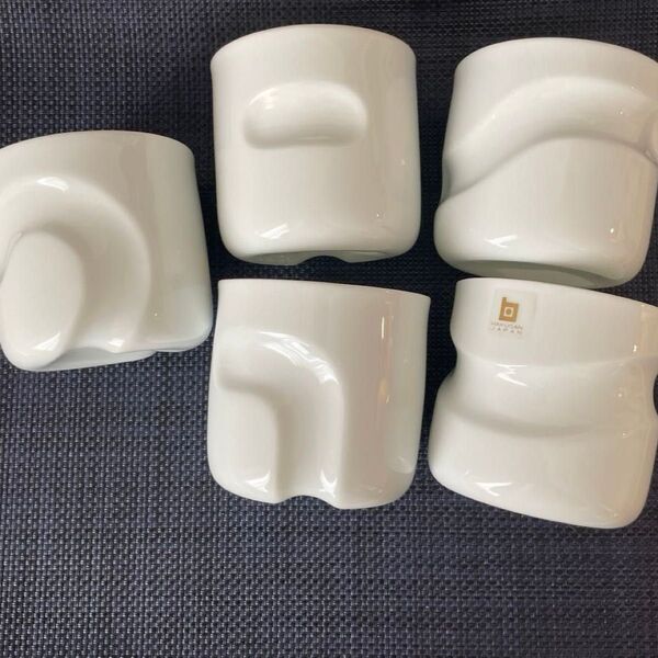 白山陶器 ロック フリーカップ 五客