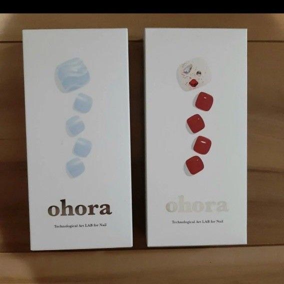 オホーラ セミキュアジェル PP-074 032 ホワイト オレンジ レッド オホラ ohora フットネイル ジェルネイル