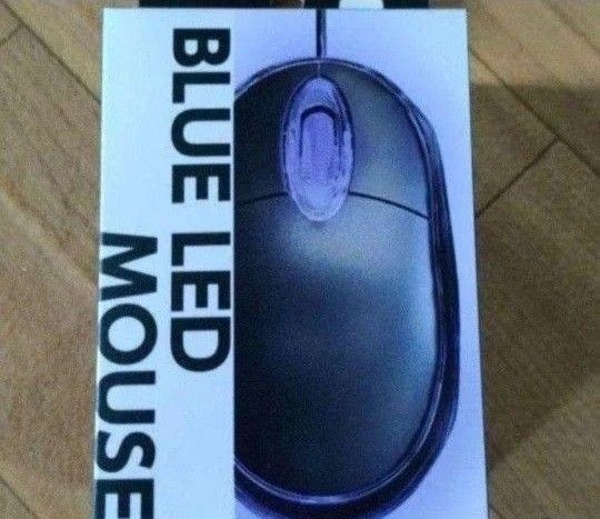 新品 USB 光学式マウス 青色LED BLUE LED MOUSE 有線マウス