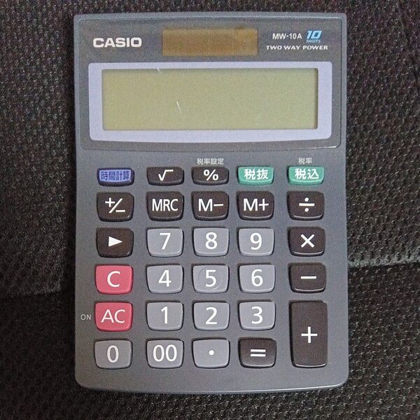 CASIO カシオ 電卓 計算機 MW-10A