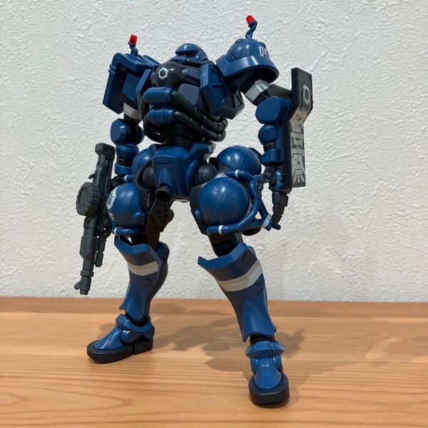 機動戦士ガンダムGQuuuuuuXジークアクスHG軍警ザク完成品スミ入れ済み