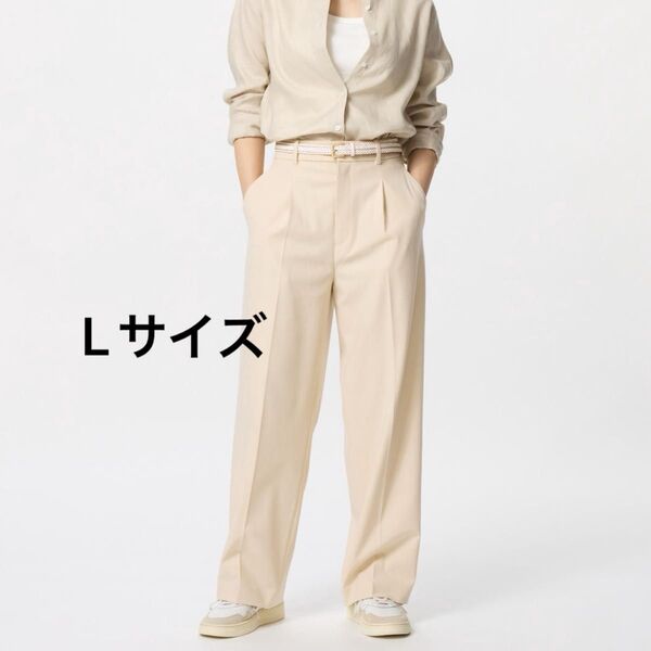 UNIQLO ユニクロ タックワイドパンツ オフィスカジュアル レディースパンツ
