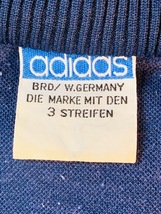 ★表記L！80'sビンテージアディダス.adidas.ユーズドジャージ.紺.トラックトップJKT.古着.アメカジ.UKロック.雰囲気◎.スポーツMIXスタイル_画像10