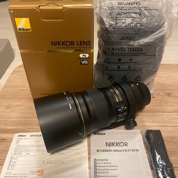 超美品 Nikon AF-S NIKKOR 300mm f4E PF ED VR ニコン