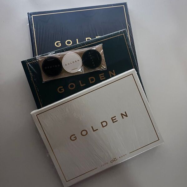 BTS ジョングク GOLDEN アルバム CD 3種+グリップトック3種セット付き BTS ジョングク GOLDEN