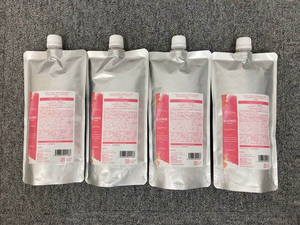★ヘアシーズンズ アロマシロップス アイランドフラワー シャンプー 450ml×4袋★新品未開封★デミ 詰替用★ゆうパック送料込