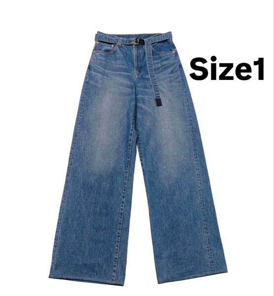 サイズ1 Sacai Levi’s Denim Pants BLUE サカイ リーバイス デニム パンツ コラボ