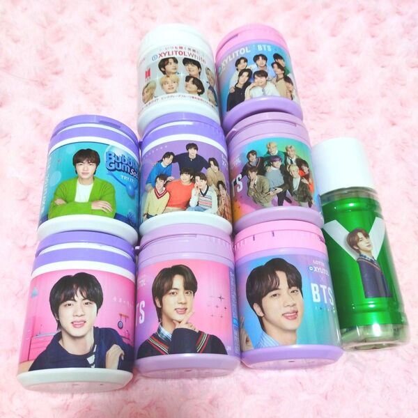 BTS ジン オール XYLITOL ガム 9個セット ロッテ キシリトールガム
