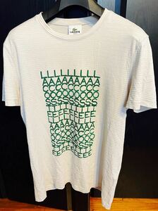 値下げラコステ LACOSTEシャツTロゴマニア3mグレーLINE夏モデル1212