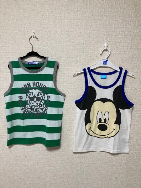 子供服 タンクトップ 2枚セット CORNHOUSE、Disney