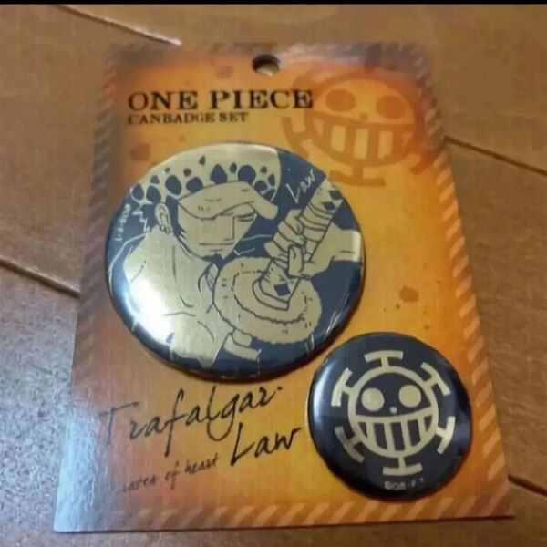 ONE PIECE 缶バ ワンピース 箔押し缶バッジセット ロー