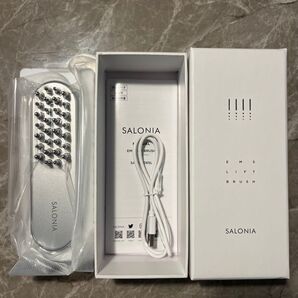 【新品未使用】【タイムセール〜6/13】SALONIA EMS LIFT BRUSH スカルプブラシ
