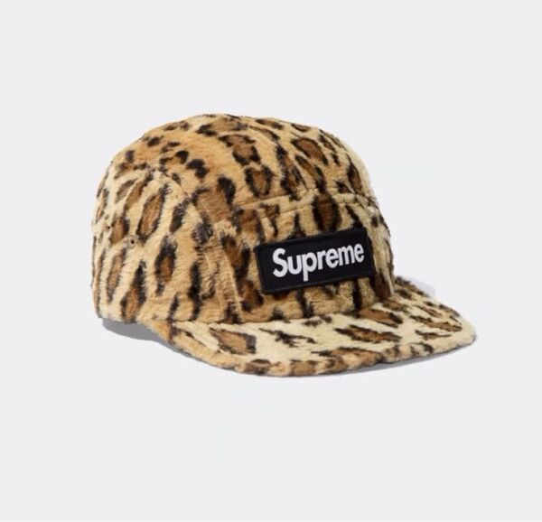 Supreme x GOODENOUGH Crushed Rayon Camp Cap "Leopard"