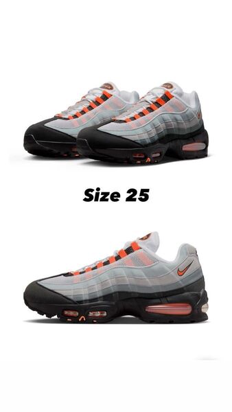 Nike Air Max 95 OG Big Bubble "Bright Mandarin" (2025) 25cm