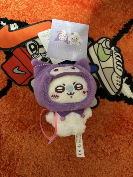ちいかわ サンリオ モモンガ×クロミ マスコットホルダー