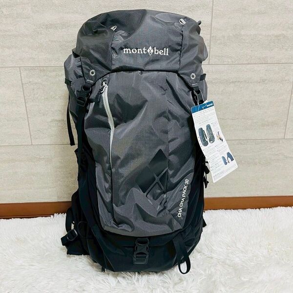 モンベル チャチャパック30 chachapack30 ダークグレー 男女兼用タグ付き