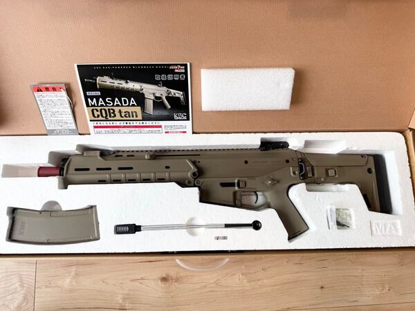 KSC MASADA マサダ CQB TAN 限定品 ガスブローバック エアガン ガスガン マグプル PTS 公式ライセンス品