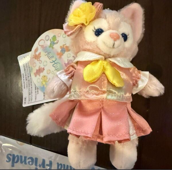 リーナベルぬいぐるみバッチ カラフルハピネス ダッフィー&フレンズ20周年ディズニー TDS ダッフィー ぬいぐるみバッジ