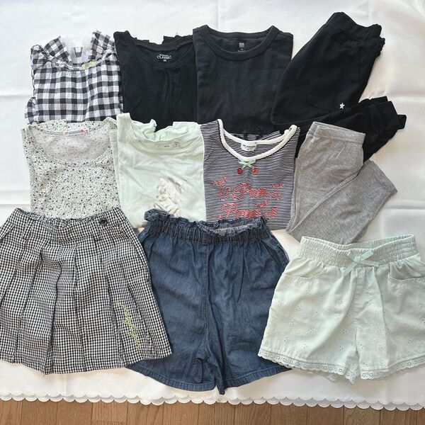 キッズ服セット ショートパンツとTシャツ 130サイズ