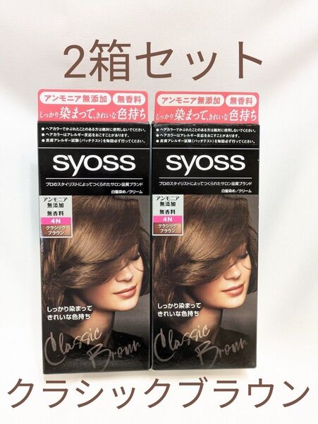 サイオス 白髪染めヘアカラー クリーム 4-N クラシックブラウン