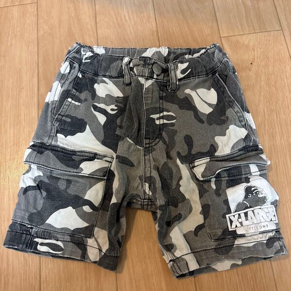 xlarge kids エクストララージキッズ 半ズボン 迷彩柄 90サイズ ハーフパンツ カモフラ