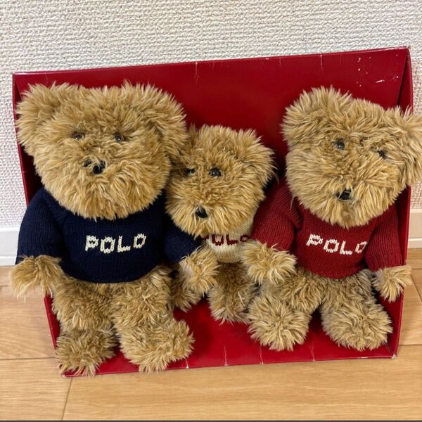 未使用品!ラルフローレン POLO テディベア ぬいぐるみ くま ベア