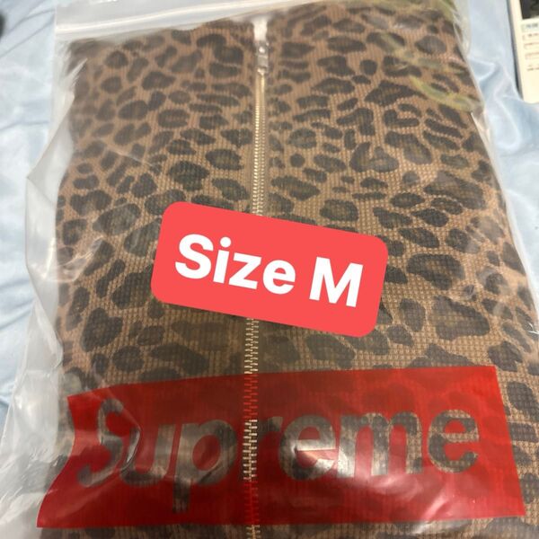 Supreme Hooded Zip Up Thermal "Leopard"