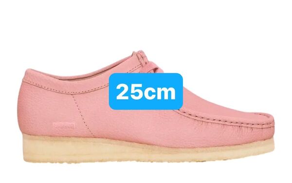 Supreme × Clarks Reflective Wallabee "Pink" (25SS Week 17)