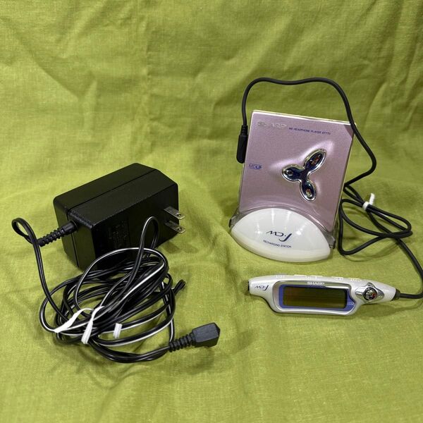 【美品・動作品】SHARP MD-ST70 ピンク 充電器・リモコン付きセット