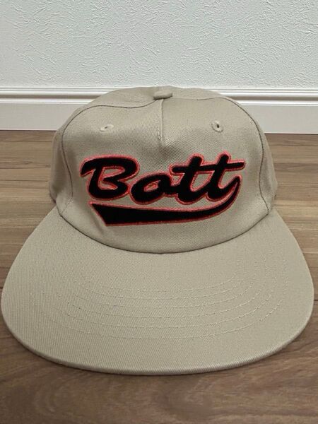 BoTT / SCRIPT LOGO 5 PANEL CAP / BEIGE