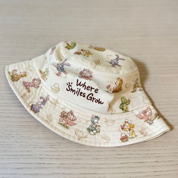 新品タグ付き 東京ディズニーシー ダッフィーフレンズ ハット バケハ Where Smiles Grow