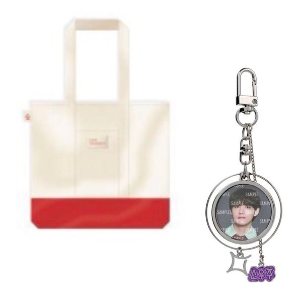 BTS BT21 tinytan ソウルコン グッズ セット トートバッグ キーリング テテ テヒョン TATA まとめ売り