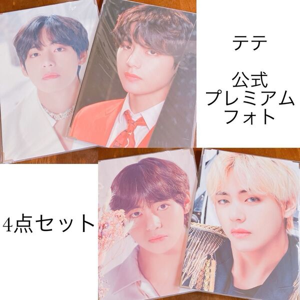 プレミアムフォト セット テテ テヒョン TATA V BTS BT21 tinytan ツアー LIVE グッズ