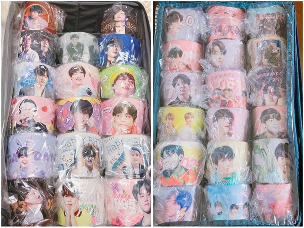 カップホルダー カプホ セット グッズ センイル BTS BT21 Tinytan 韓国 まとめ売り