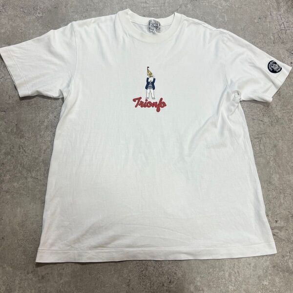 古着 sinacova シナコバ シングルステッチ 白 Tシャツ L 半袖Tシャツ メンズ
