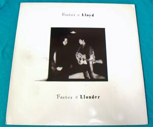 LP●Foster And Lloyd / Faster & Llouder USオリジナル盤9587-1-R