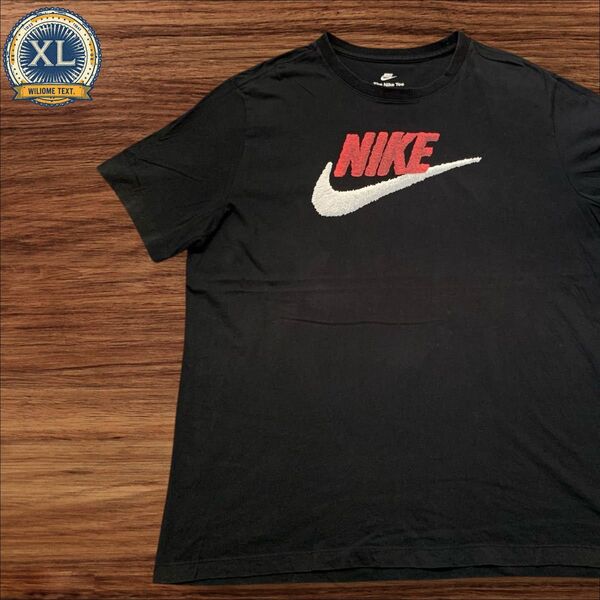 【US古着】ナイキ Nike ブラック XL スポーツ Tシャツ 半袖 プリント メンズ レディース