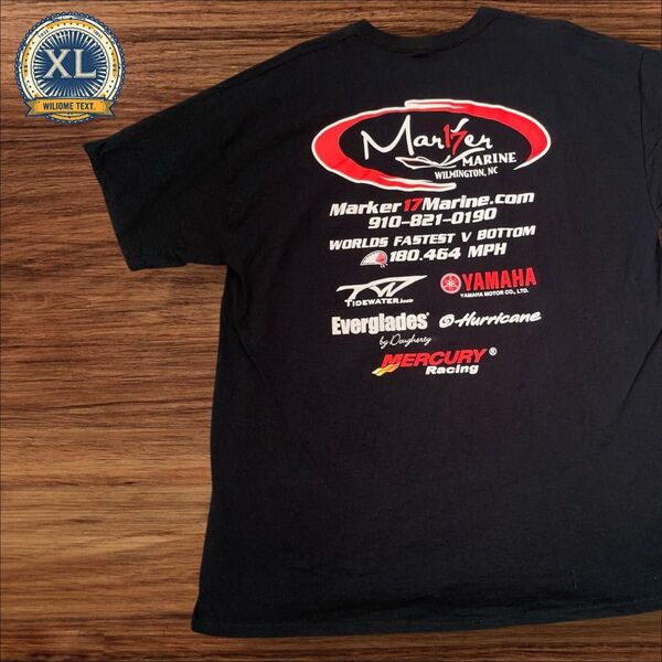 【セール!! US古着】ブラック XL YAMAHA ヤマハ カンパニー Tシャツ 半袖 プリント メンズ レディース