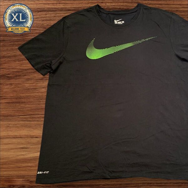 【US古着】ナイキ Nike ブラック XL Tシャツ 半袖 プリント メンズ レディース