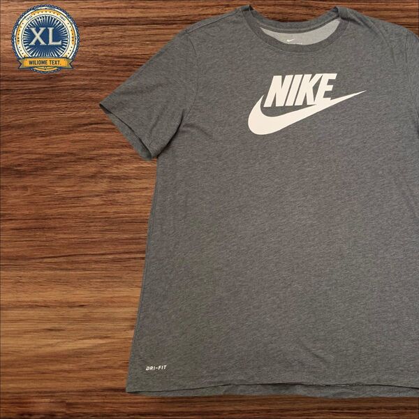 【US古着】ナイキ Nike グレー XL Tシャツ 半袖 プリント メンズ レディース