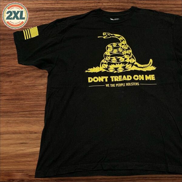 【US古着】ブラック 2XL アニマル ヘビ Tシャツ 半袖 プリント メンズ レディース