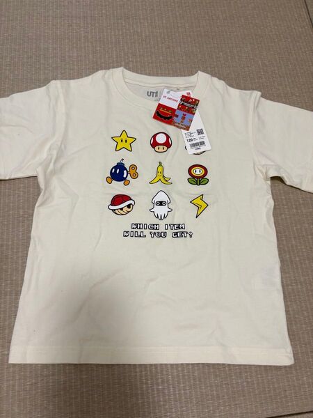 マリオ カート ユニクロ UNIQLO 半袖Tシャツ プリント 120 Tシャツ