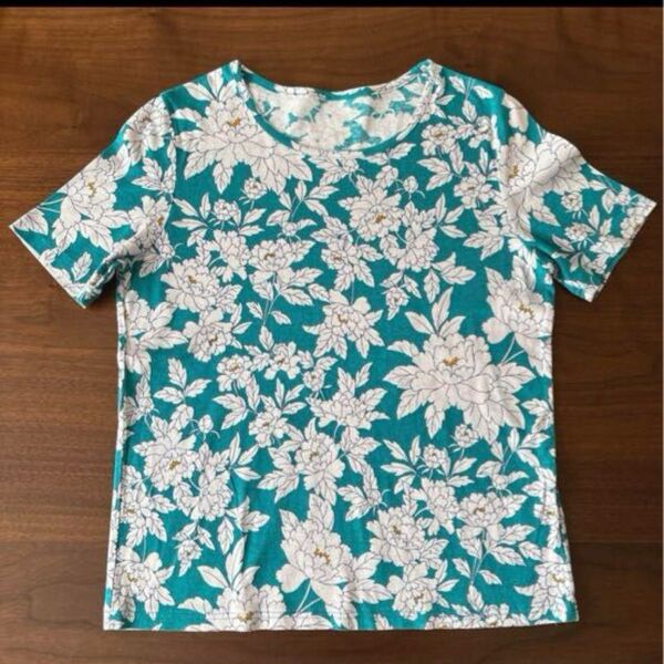詩仙堂 Hitoshi Tamura 花柄 Tシャツ カットソー M 未使用 総柄