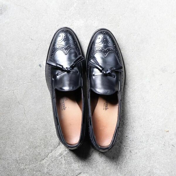 (美品)タッセルローファー / Allen Edmonds(アレンエドモンズ) US8.5 A ブラック 1990年製